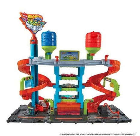 Hot Wheels – CITY COLOR SHIFTERS AUTOMYČKA SE SPIRÁLOU