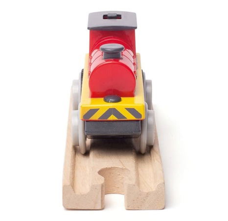 Bigjigs Rail Elektrická lokomotiva Červený silák