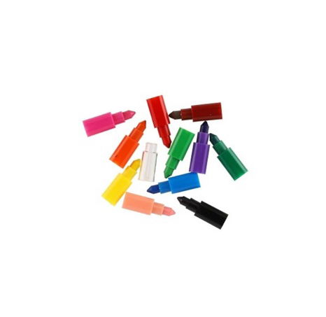 Omalovánky Krtek A5 Maluj podle barevných teček s voskovkami 11ks v sáčku