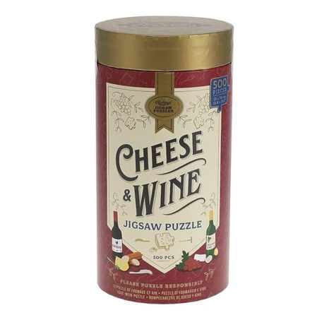 Ridley's Games Puzzle pro milovníky sýrů a vína 500 dílků