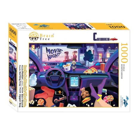Brain Tree Puzzle In der Autokina 1000 Teile