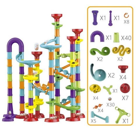 Bavytoy Kreativní kuličková dráha - 113 kusů