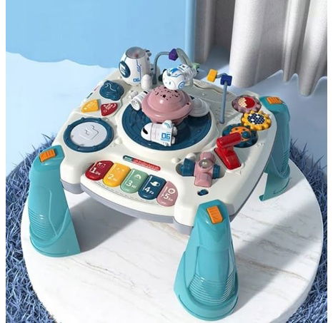 Bavytoy Interaktivní stoleček s vesmírným projektorem zelený