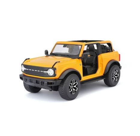 Maisto - 2021 Ford Bronco Badlands (ohne Türen), orange, 1:18