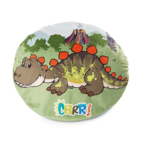 NICI Kissen Dino Tony-Rex Fossily 32x26cm, phosphoreszierend im Dunkeln, GRÜN