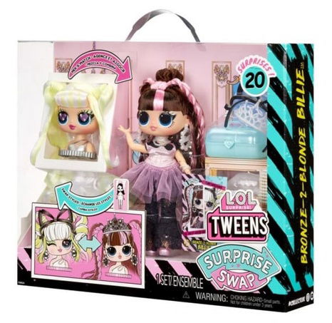 L.O.L. Surprise! Swap Tweens panenka a mini Tweens česací hlava - Billie
