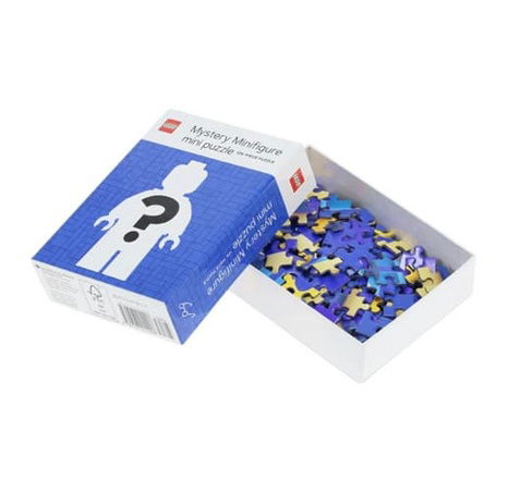 Chronicle Books Puzzle LEGO® Tajemná minifigurka Modrá edice 126 dílků