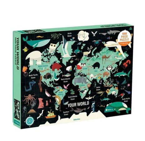 Mudpuppy Puzzle Deine Welt 1000 Teile