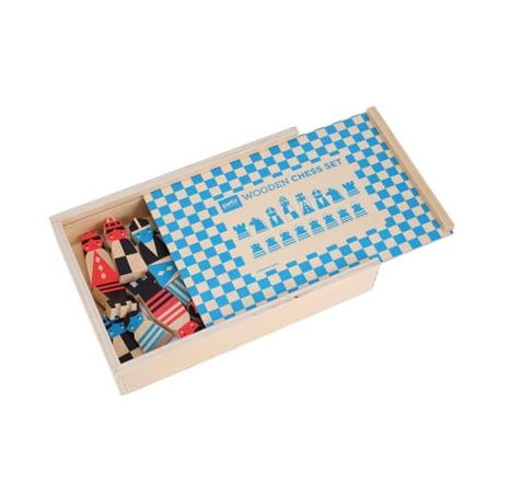 Petit Collage Dřevěné šachy Na tahu