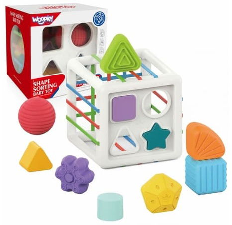Sinnespuzzle für Kinder mit bunten Formen 11 Teile.