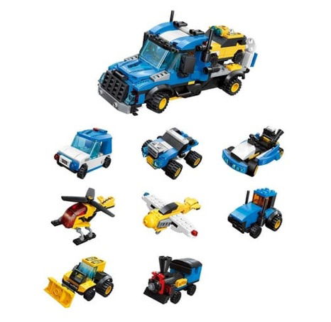 Qman City Abschleppwagen 1809 8v1 Bausatz