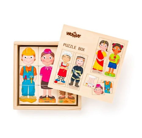 Puzzle - Menschen und Berufe aus aller Welt