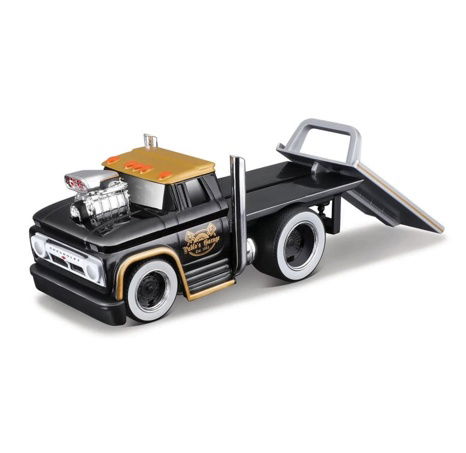 Maisto -  Chevrolet C60 Flatbed 1966, Oldsmobile Vista Cruiser 1970, 1:64