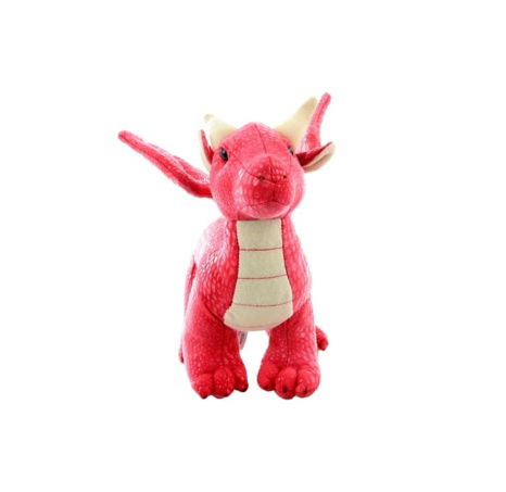 Plyš drak červený 20 cm ECO-FRIENDLY