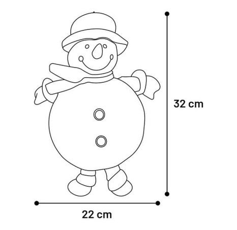 Flamingo Vánoční hračka pískací 32cm