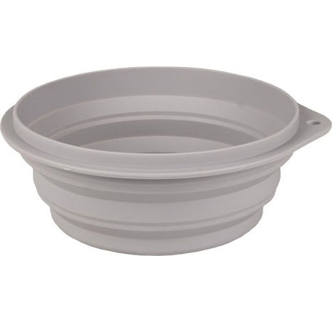 Flamingo Cestovní miska silikonová šedá 1000 ml