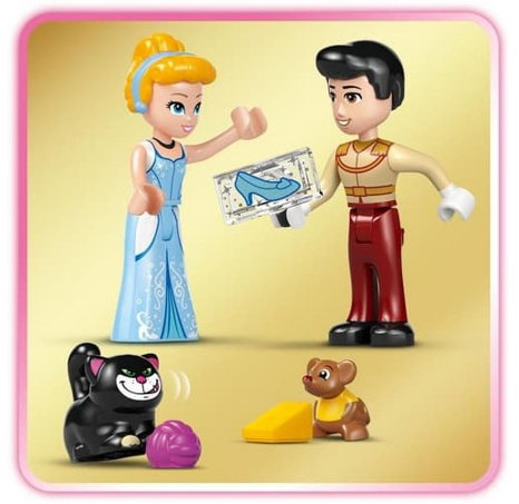 LEGO Disney 43275 Popelčin zámek a kočár s koňmi