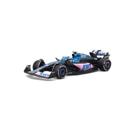 Bburago 1:43 RACE Formula F1 - BWT Alpine F1 Team A523 (2023) #10 (Pierre Gasly) - with dr
