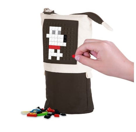 PIXIE CREW pop up penál malý panel černý