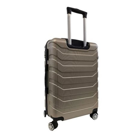 Bavy Cestovní kufr skořepinový 24"  Ribs Gold beige