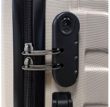 Bavy Cestovní kufr skořepinový 28" Ribs Gold beige