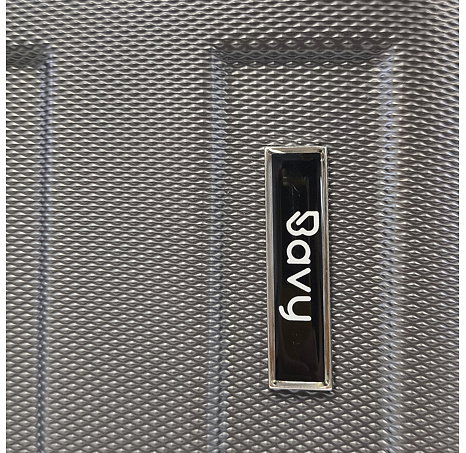 Bavy Cestovní kufr skořepinový Stripes Dark grey - set 3 ks