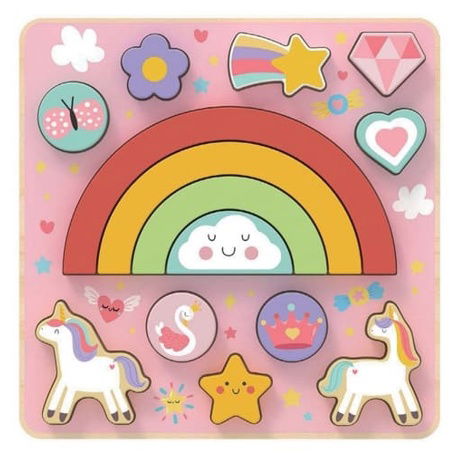 2Kids Toys Balanční puzzle Unicorn 2 v 1