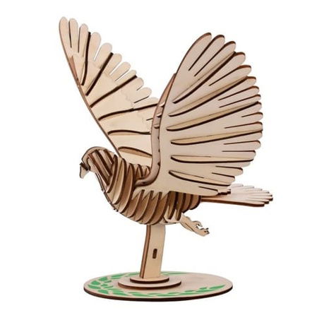 Woodcraft Dřevěné 3D puzzle Holub