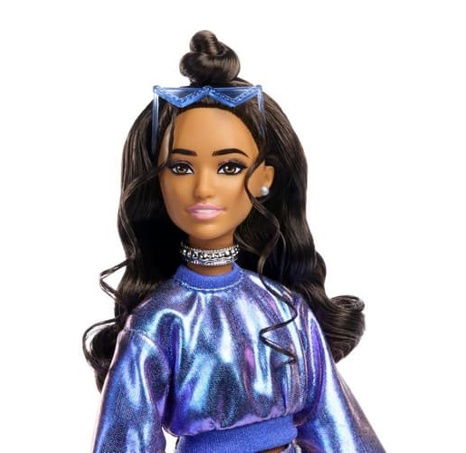 BARBIE DELUXE MODELKA - MODRÝ TOP