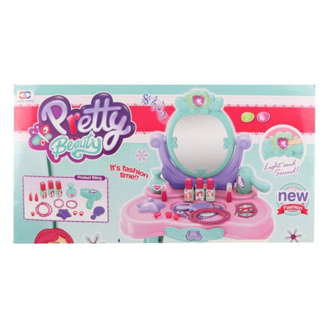 Toaletní stolek s doplňky na baterie