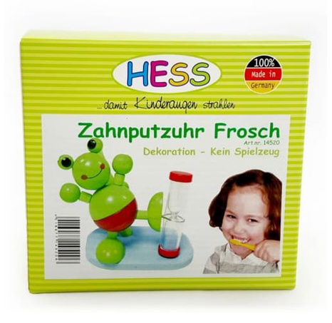 Hess Přesýpací hodiny žába pro měření doby čištění zubů
