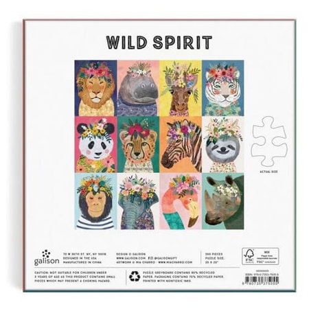 Galison Puzzle Divoké duše 500 dílků