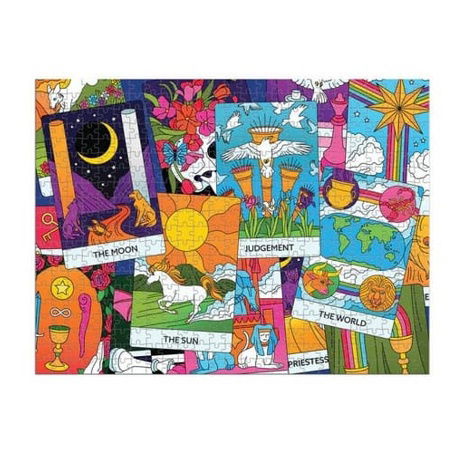 Galison Oboustranné puzzle Major Arcana 500 dílků