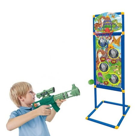 Terč a pistole na pěnové míčky