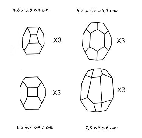 Balanční kameny 12 ks