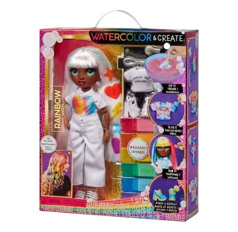 Rainbow High WaterColor & Create NEW Theme Dolls – zelené oči