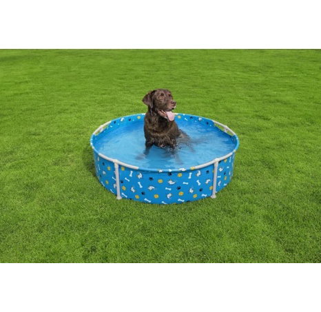 Nadzemní kruhový bazén pro domácí mazlíčky Fetchin' Fun™-  30,5 x 122 cm