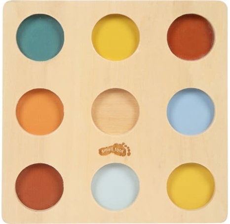 small foot Montessori třídicí hra s míčky