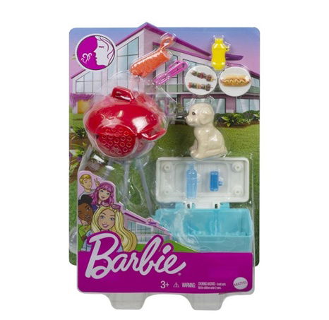 Barbie mini herní set s mazlíčkem