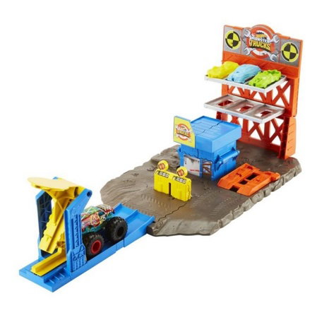 Hot Wheels Monster Trucks výbušná stanice
