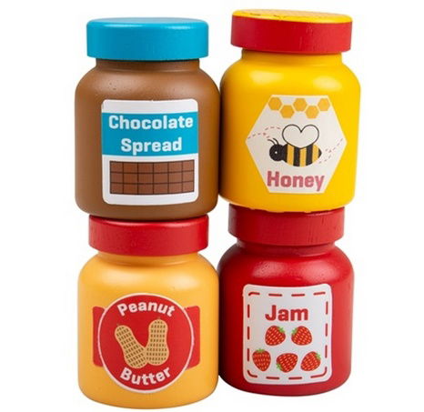 Bigjigs Toys Holz-Snackaufstrich-Set