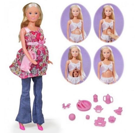 Panenka Steffi s miminkem