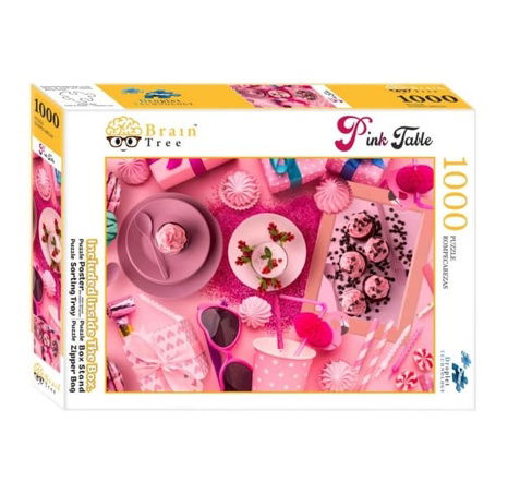 Brain Tree Puzzle Rosa Set 1000 Teile