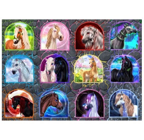 Brain Tree Puzzle Magic Horses 1000 Teile