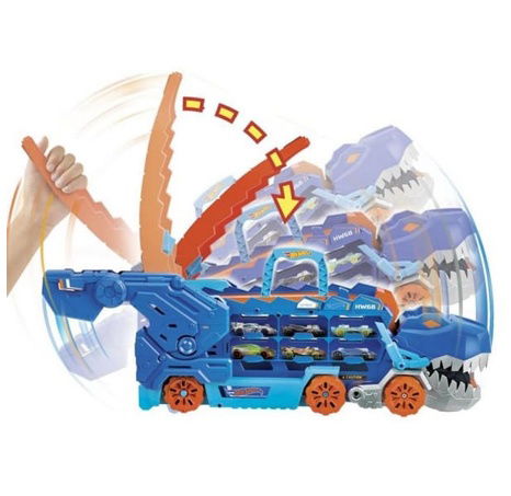 Hot Wheels™ CITY T-REX TAHAČ SE SVĚTLY A ZVUKY
