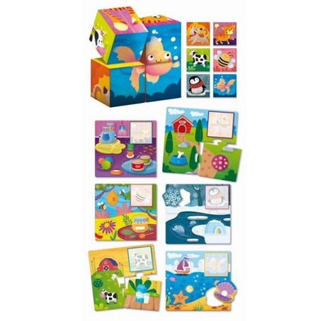 MONTESSORI DŘEVĚNÉ KOSTKY A LOGIC