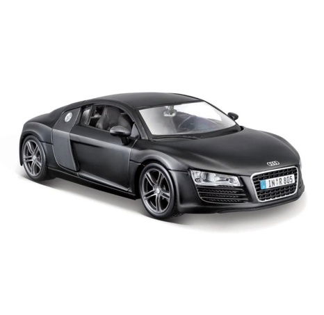 Maisto - Audi R8, mattschwarz, 1:24