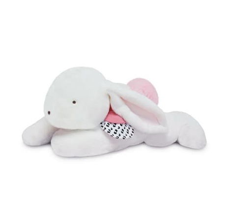 Doudou Plüschkaninchen mit rosa Pompon 65 cm