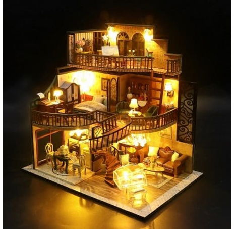 Dvěděti miniatura domečku Pavilon stavby snů