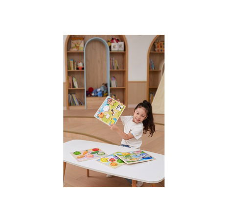 Dřevěné puzzle - farma